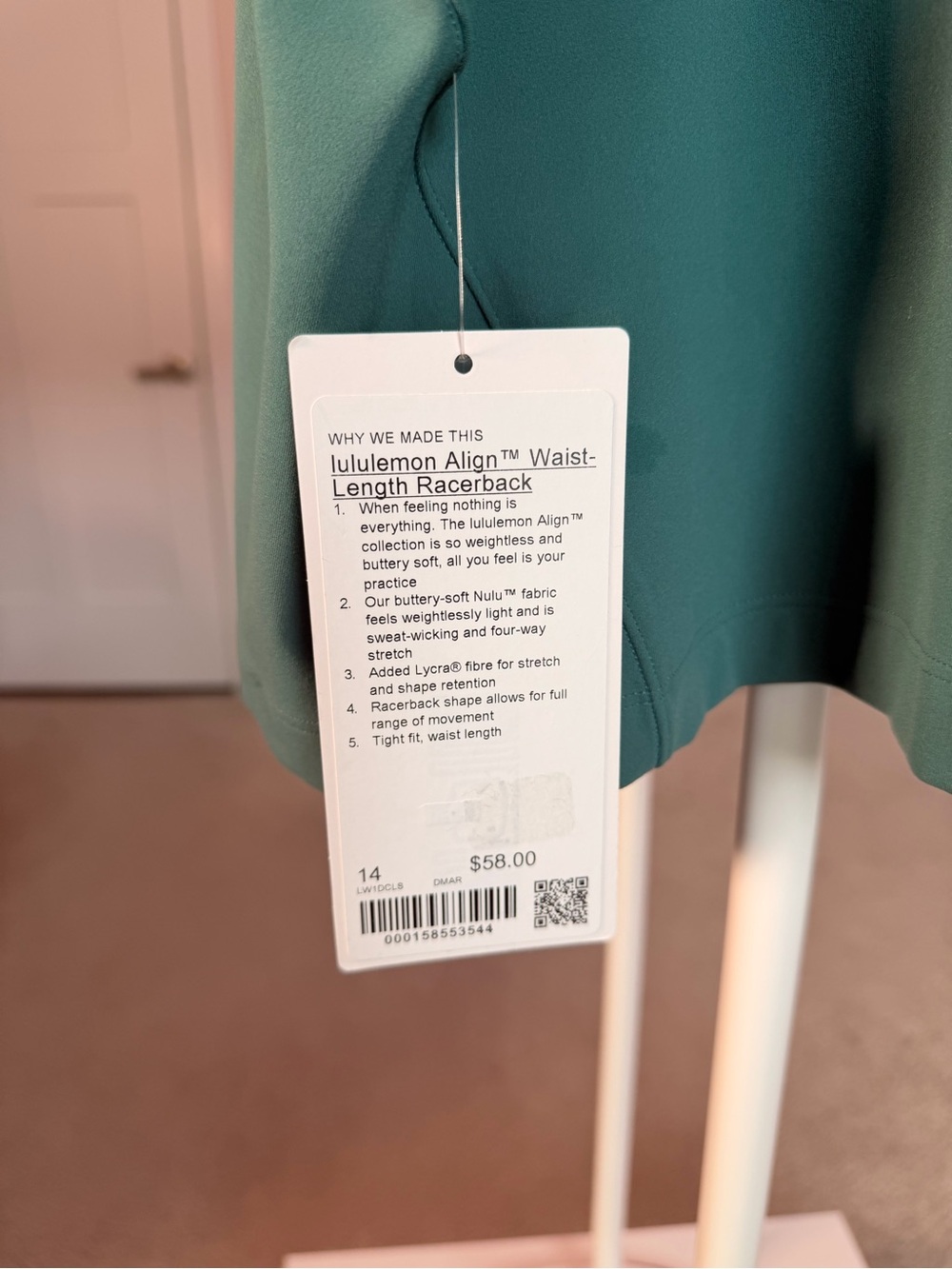 lululemon Align Waist-Length
Racerback Tank Top Size 14 - Picture 7 of 10